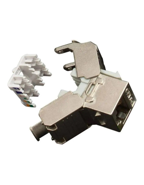 Fanton vertical RJ45 socket 8/8c shielded FTP cat.6A 23718