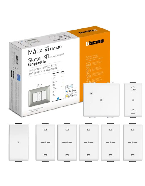 Connected Starter Kit for Bticino Matix Roller Shutters AM2010KIT