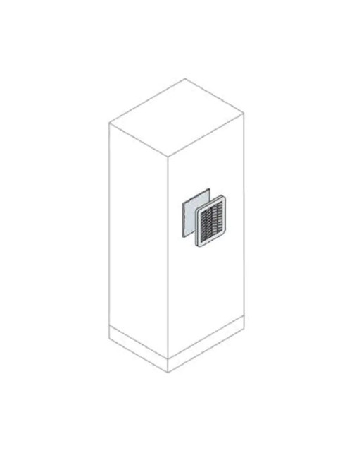 Gitter + Luftdurchlassfilter Abb für IS2-Schrankpaneele 250x250mm EN0250K