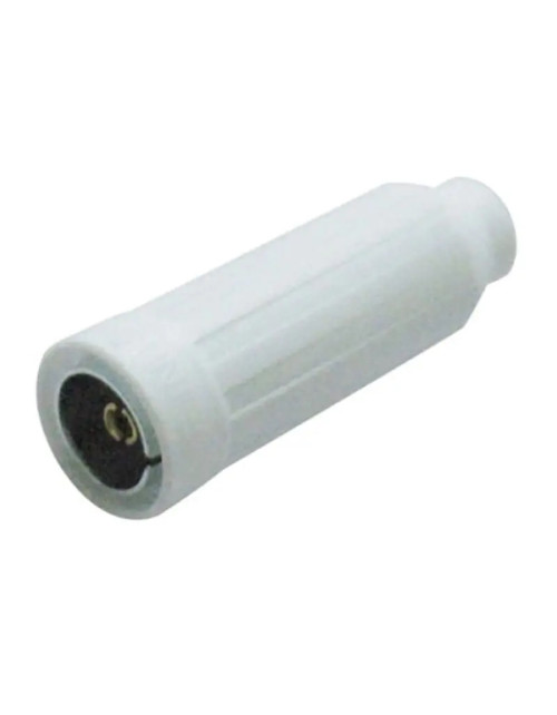 Melchioni enchufe TV coaxial aislado blanco hembra 491218696