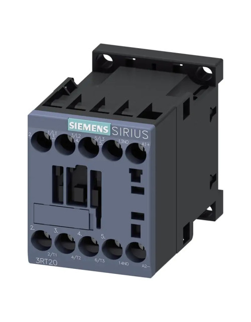 Contattore Siemens Sirius S00 7A 3 Poli 1NO 24VDC 3RT20151BB41