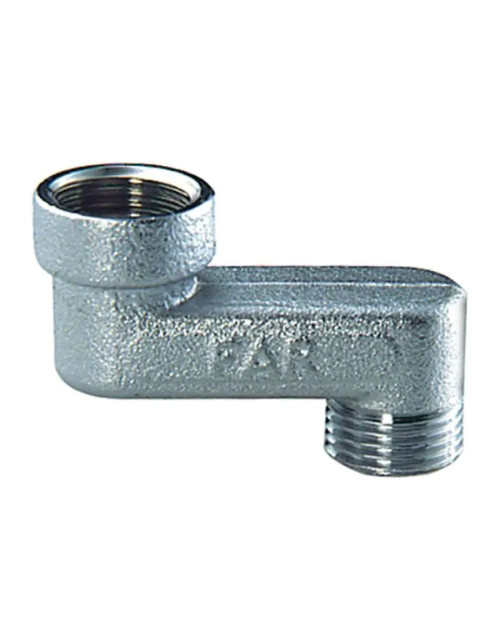 Raccord excentrique Far 1/2"x1/2" F-M 4cm laiton chromé 5560 412