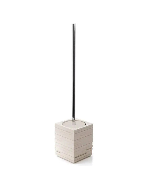 Standing toilet brush holder Gedy Quadrotto light dove QU33-66