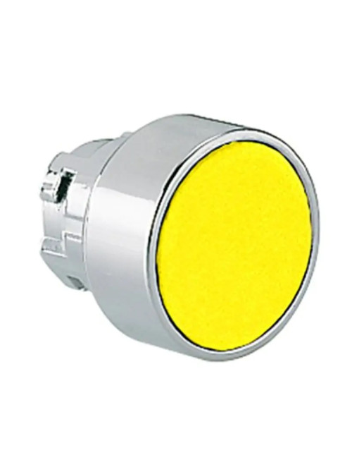 Bouton poussoir encastré Lovato série 8LM trou 22mm jaune 8LM2TB105