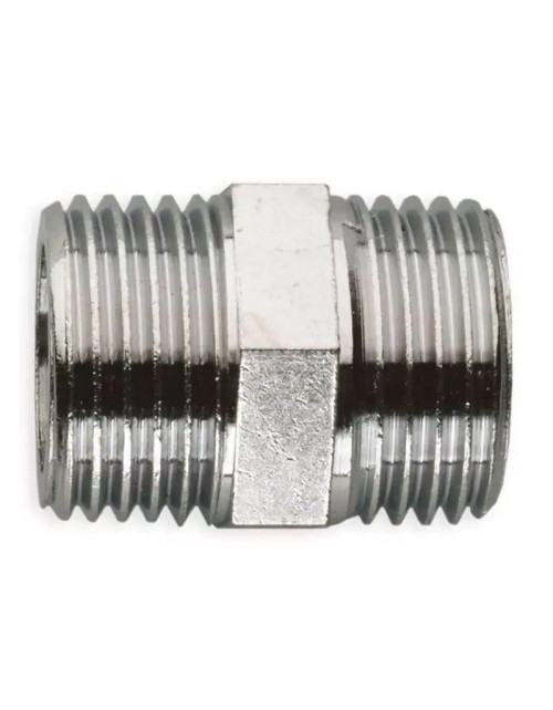 Nipple fitting for Luxor chrome taps M/M 3/8 55021700