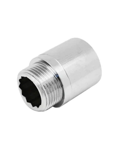 Rallonge pour tuyaux IBP M/F 3/8 x 30 mm en laiton chromé 8540 M03030C00