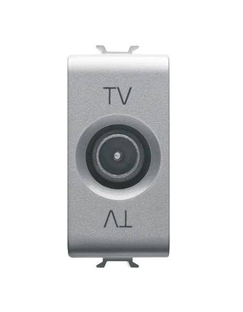 Gewiss Chorus titanium direct TV socket GW14361