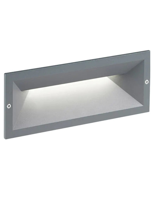 Sovil recessed LED steplight with reflection effect 13W 4000K gray 99152/16