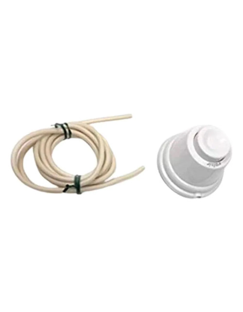 Pulsador neumático exterior para montaje en pared Valsir Blanco VS0802401