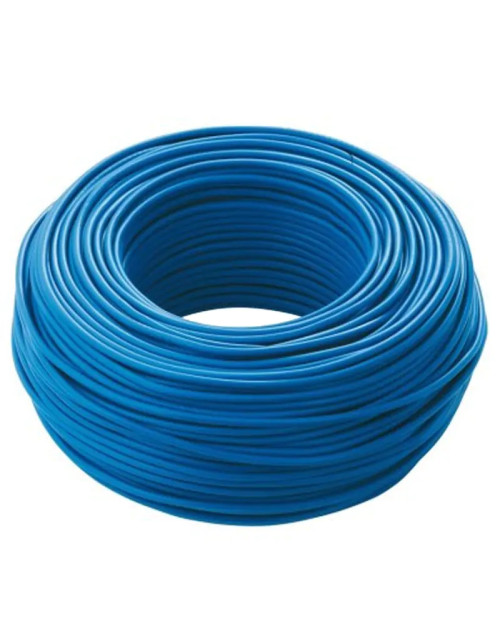 Câble unipolaire FS17 CPR 35mm2 1 mètre bleu FS17X35BL