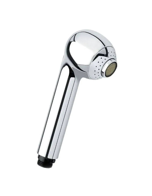 Chrome-plated 2-jet kitchen sink hand shower with button