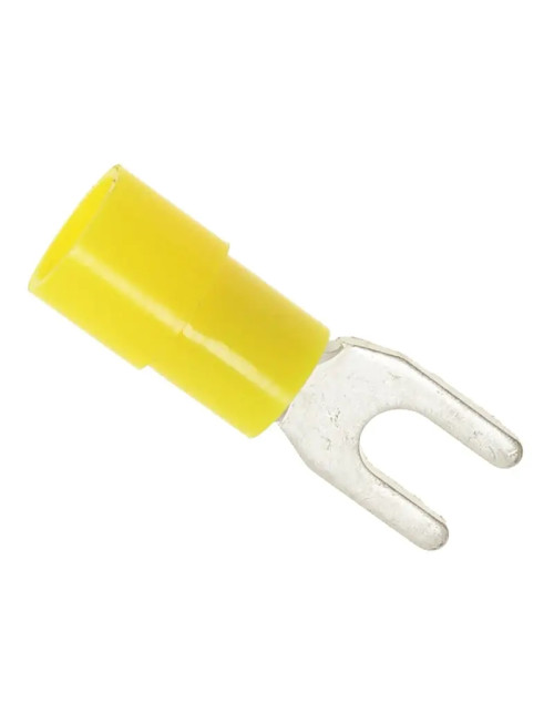 Cembre pre-insulated fork terminal 6mm2 Diameter 4mm Yellow GF-U4