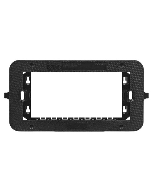 Support 4 modules Ave Smart44 pour boîtes rectangulaires avec vis 44A04SM