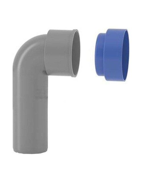 Technical elbow with PP cap Valsir PP3 with insertion D 40/53.5 mm VS0518113