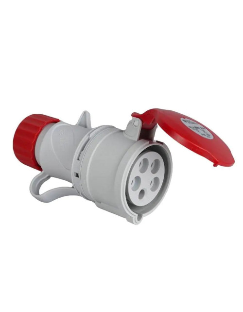 Fanton prise mobile industrielle 3P+N+T 32A 400V IP44 rouge 71125