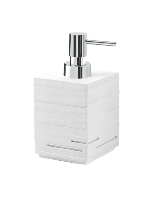 Dispensador de jabón líquido Gedy Quadrotto blanco QU81-02