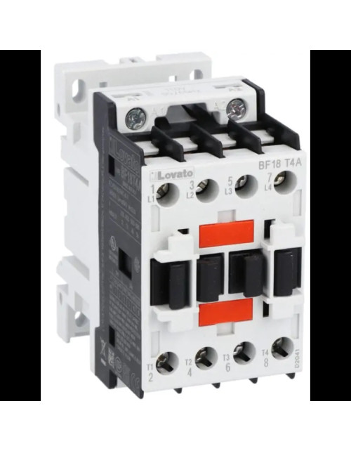 Lovato four-pole contactor 32A coil 230VAC BF18T4A230