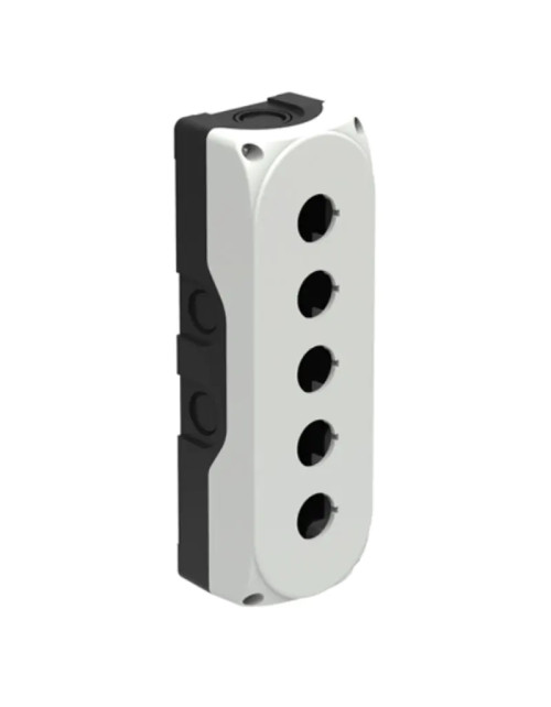 Lovato IP67 gray plastic case for 5 LPZP5A8 buttons