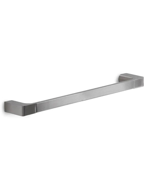 Wall mounted bathroom towel holder Gedy Pirenei 45cm brushed steel PI21-45-38