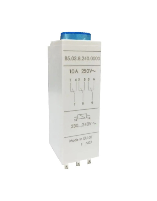 Finder plug-in time relay 220VAC DC 850382400000