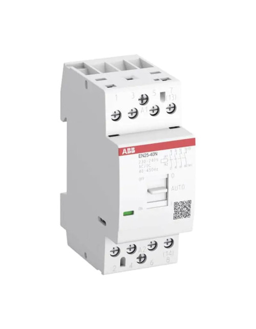 Abb modular contactor 25A 4NA 230V 2 Modules EN2540N06