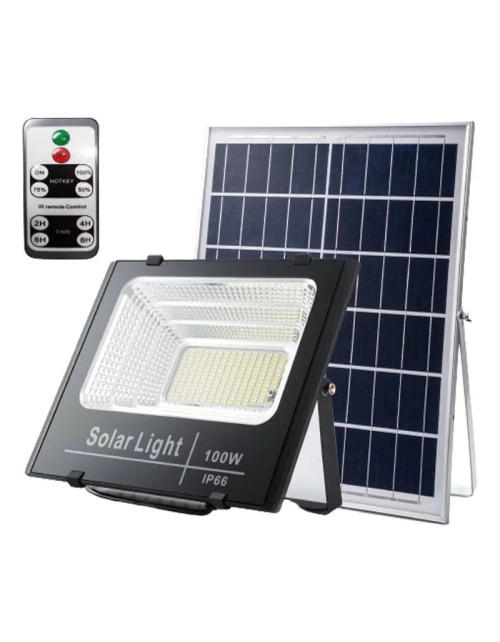 LED-Projektor mit Solarpanel Melchioni MKC ENERGY 100W 4000K 499047537