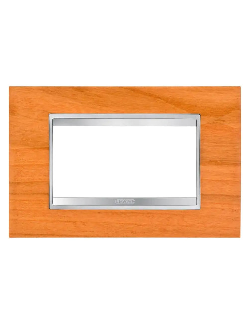 Placa Gewiss Chorus LUX 4P cires GW16204LC