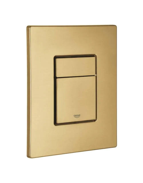 Grohe Skate Cosmopolitan toilet flush plate brushed gold 38732GN0