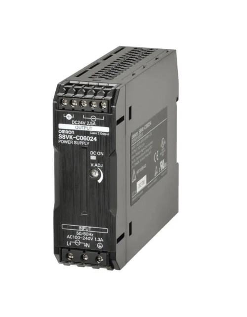 Alimentation à découpage Omron 24DC 2,5A 60W LITE S8VKC06024