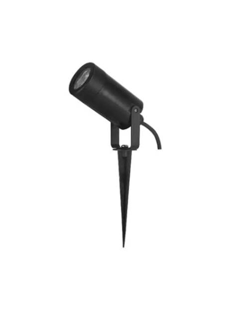 Spotlight with garden spike Poliplast GU10 connection IP44 Black 401022N