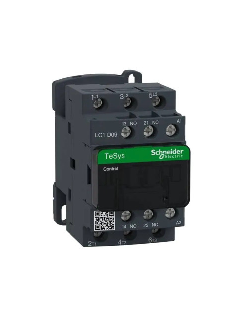 Contactor Schneider TeSys LC1D 3P 9A AC3 110 V AC LC1D09F7