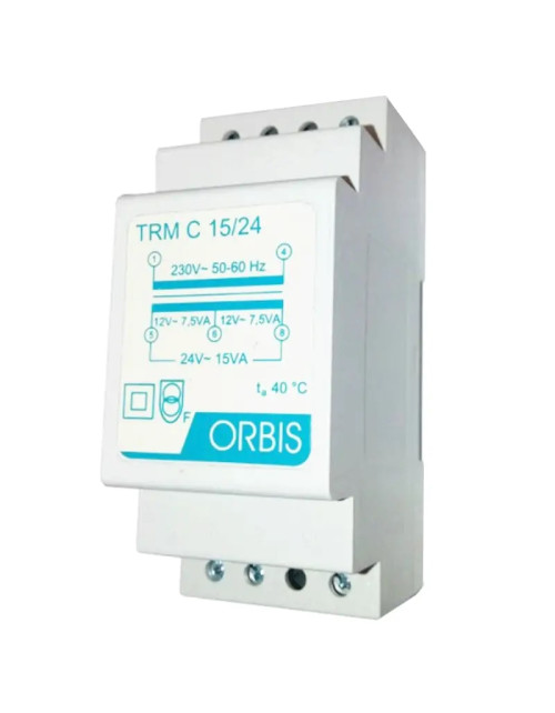 Orbis modular transformer 15VA 230/12-24V AC OB86C1524