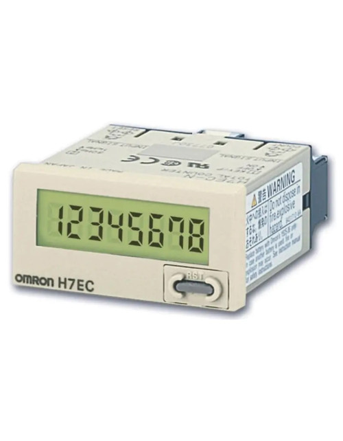 Totalizador LCD autoalimentado Omron 7 dígitos H7ECNOMS-2322280