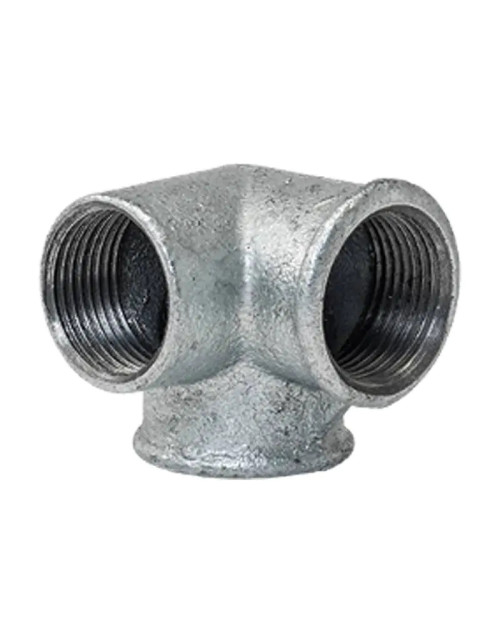 Gebo 2 inch 221-9G cast iron threaded elbow fitting