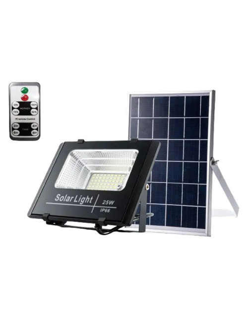 Proyector led con panel solar Melchioni MKC ENERGY 25W 4000K 499047535