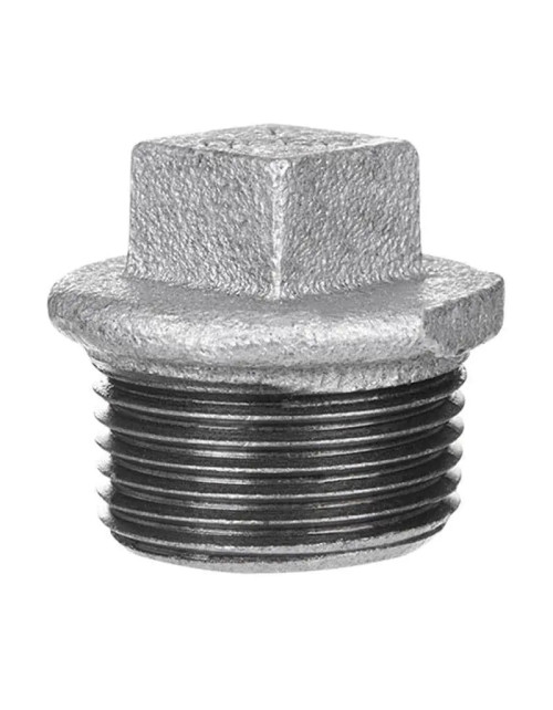 Gebo threaded edge cap for M 1/2 cast iron 290-4G pipes