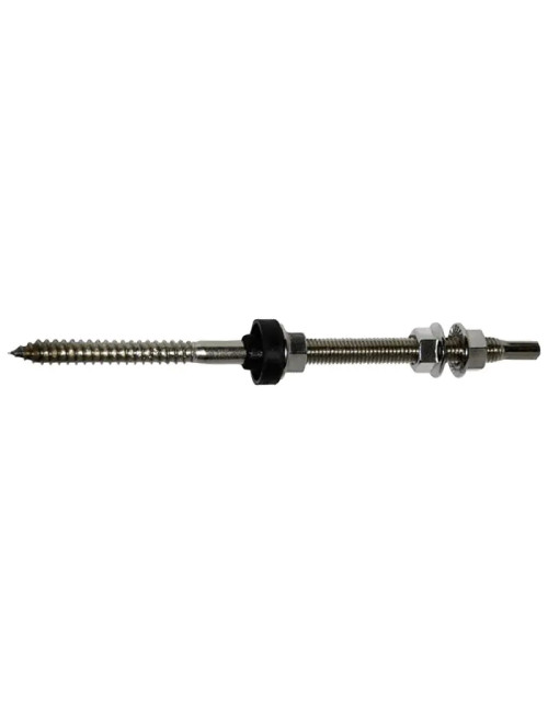 Double threaded Fischer screw for photovoltaic installations M12x300mm 71204