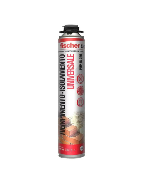 Espuma de poliuretano Fischer para pistola 750 ml 00521769