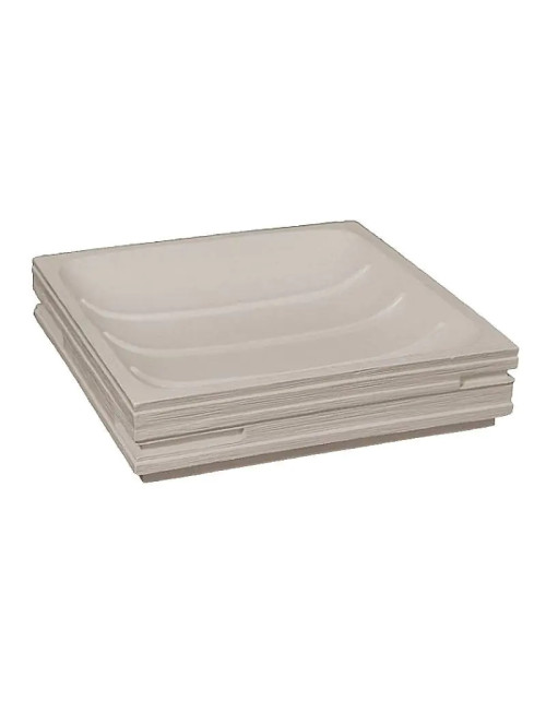 Gedy freestanding soap dish Quadrotto light dove gray QU11-66