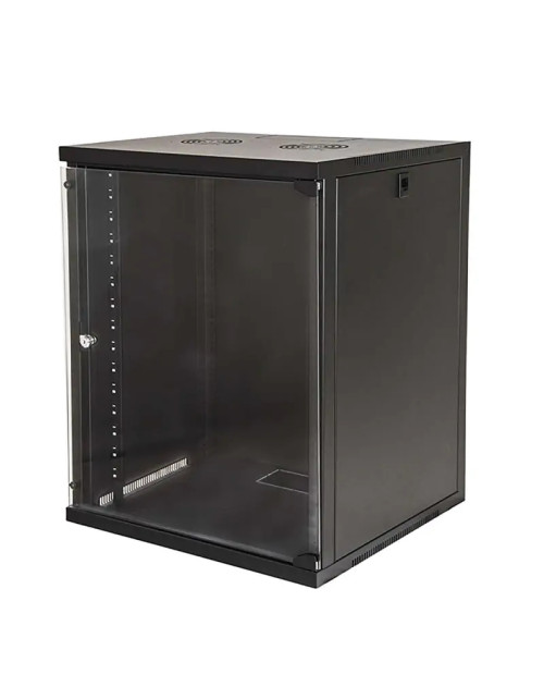 Fanton wall rack cabinet 15 EasyCloud 19" units gray 28133NE
