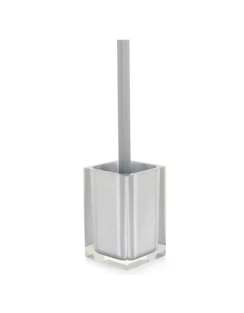 Gedy Rainbow freestanding toilet brush holder in silver RA33-73