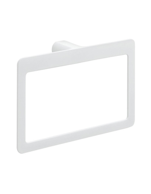 Porte-serviettes anneau blanc mat Gedy Pirenei PI70-02