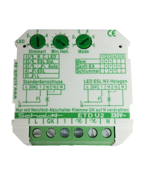 Adjustable TCI universal dimmer for ETDU29 180426 LED lamps