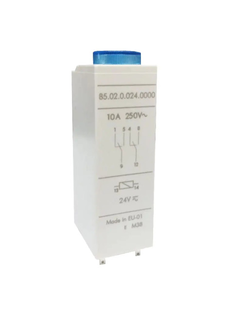 Finder plug-in time relay 10A 24V AC DC 850200240000