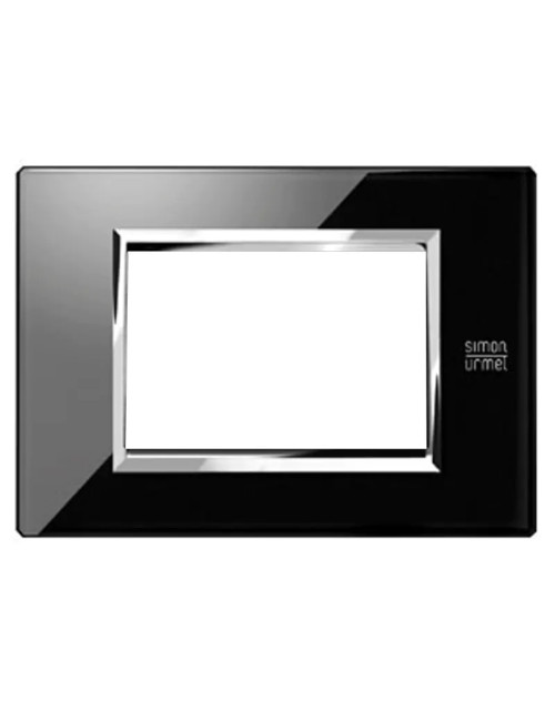 Urmet Simon Nea 3-module lava black plate 13003.NR