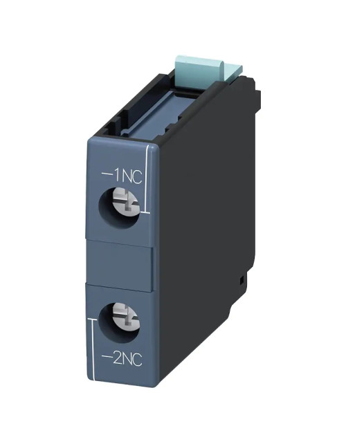 Bloque de interruptores auxiliares Siemens 1NC terminal de tornillo 3RH19211CA01