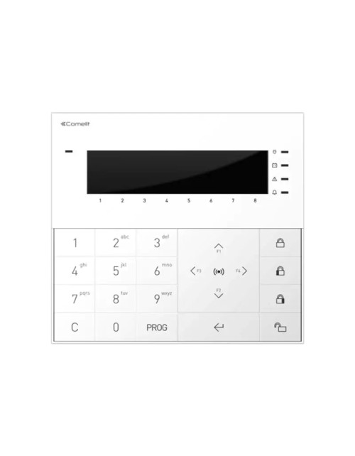 Comelit Soft-Touch-Tastatur mit Bildschirm und RFID für Vedo VEDOKPR