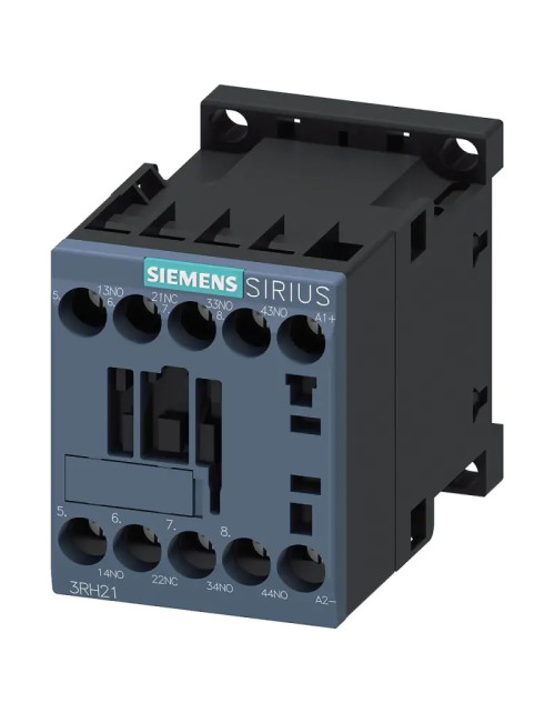 Contactor relé Siemens AUX 3NO+1NC 24VDC 10A para S00 3RH21311BB40