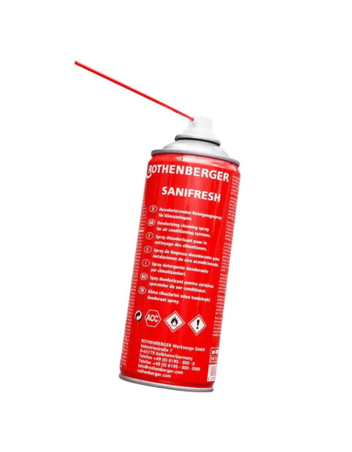 Rothenberger Sanifresh Spray 85800 desinfizierendes Desinfektionsmittel für Klimaanlagen