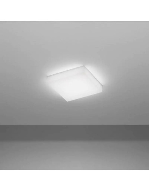 Nobile Square LED ceiling light 24W 4000K IP65 wall or ceiling mounted ICS35/4K